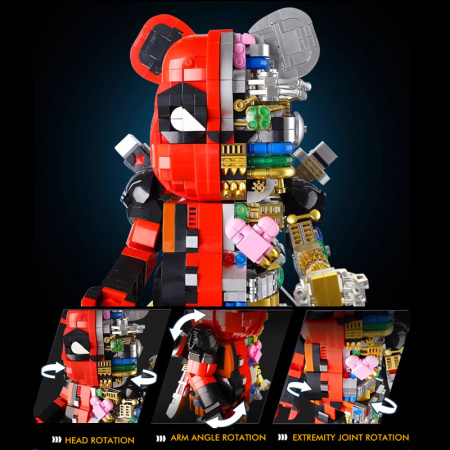 wangao mechanical bear lego - deadpool