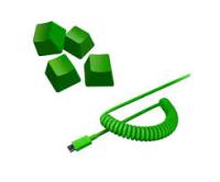 Razer PBT Keycap + Coiled Cable Upgrade Set Mercury Green