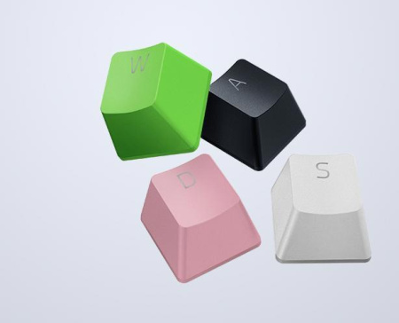razer pbt keycap quartz