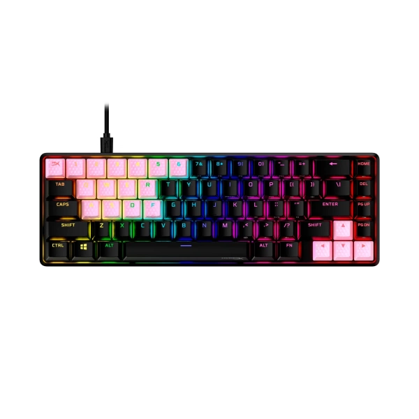 hyperx double shot pbt keycaps pink