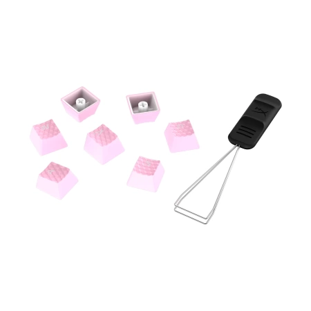 hyperx double shot pbt keycaps pink