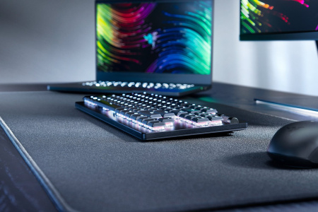 razer deathstalker v2 pro wireless tkl (linear red optical switch) black