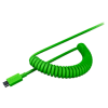 razer pbt keycap + coiled cable upgrade set mercury green