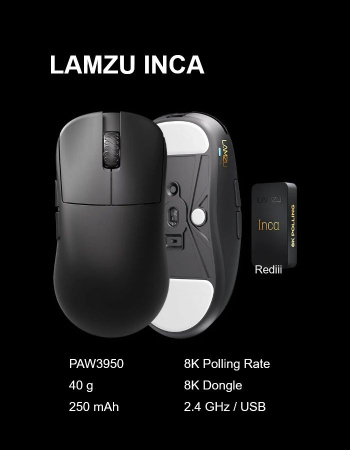 lamzu inca 8k black