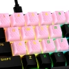 hyperx double shot pbt keycaps pink