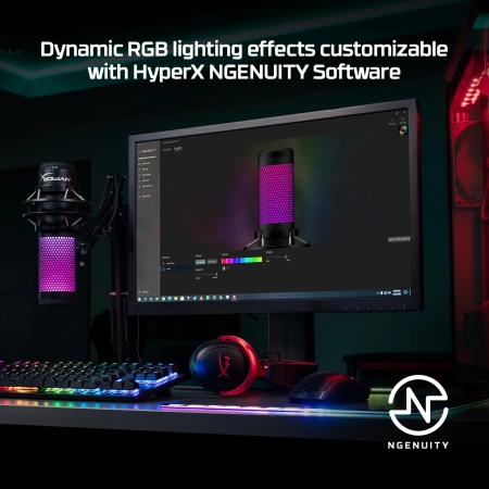 hyperx quadcast s (rgb) white